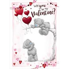 Will You Be My Valentine Me to You Bear Valentine's Day Card Image Preview